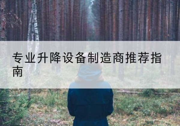 咸宁电动剪叉升降平台厂家-专业升降设备制造商推荐指南